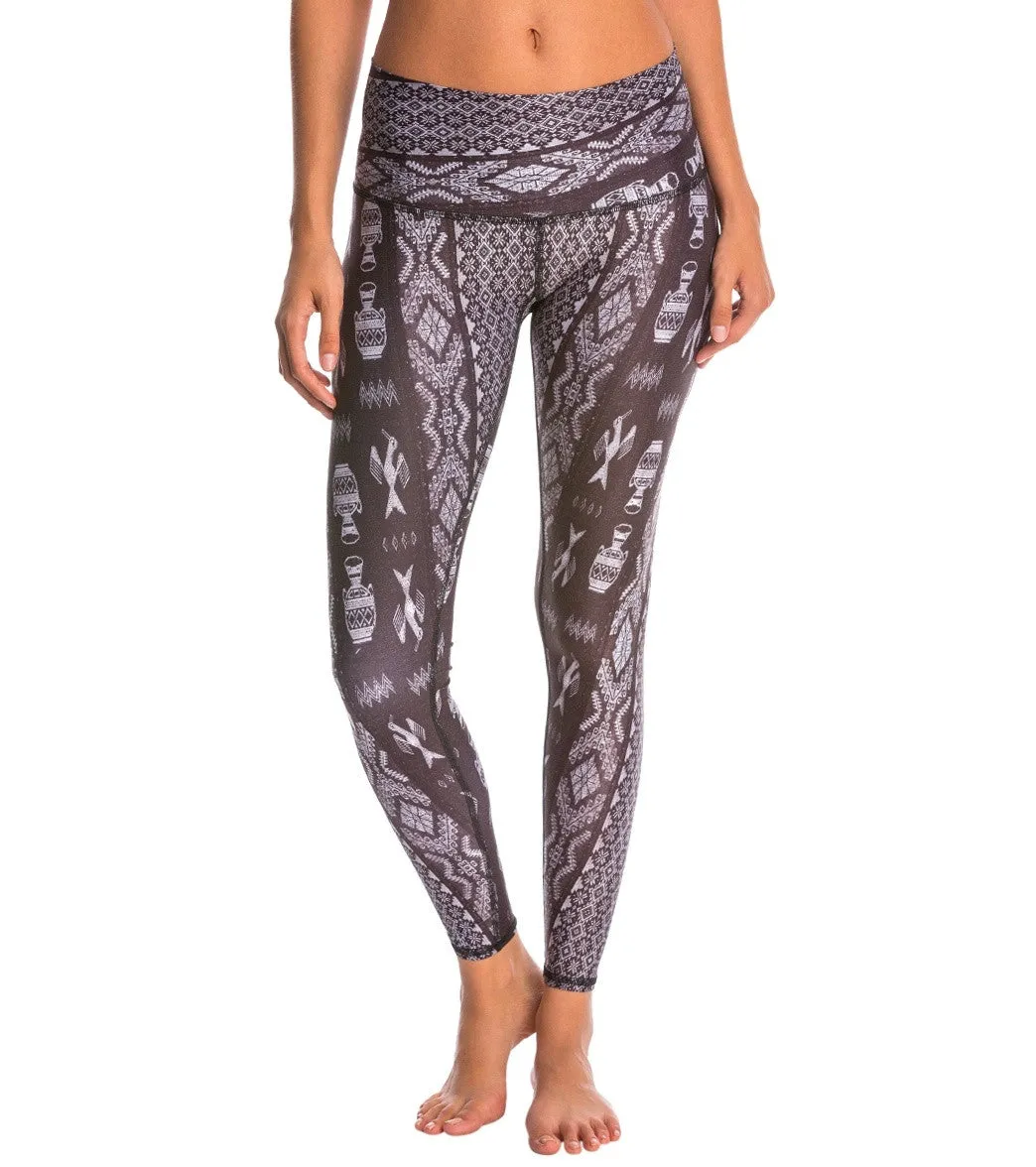 Teeki Diamond Tribe Charcoal Goddess Leggings