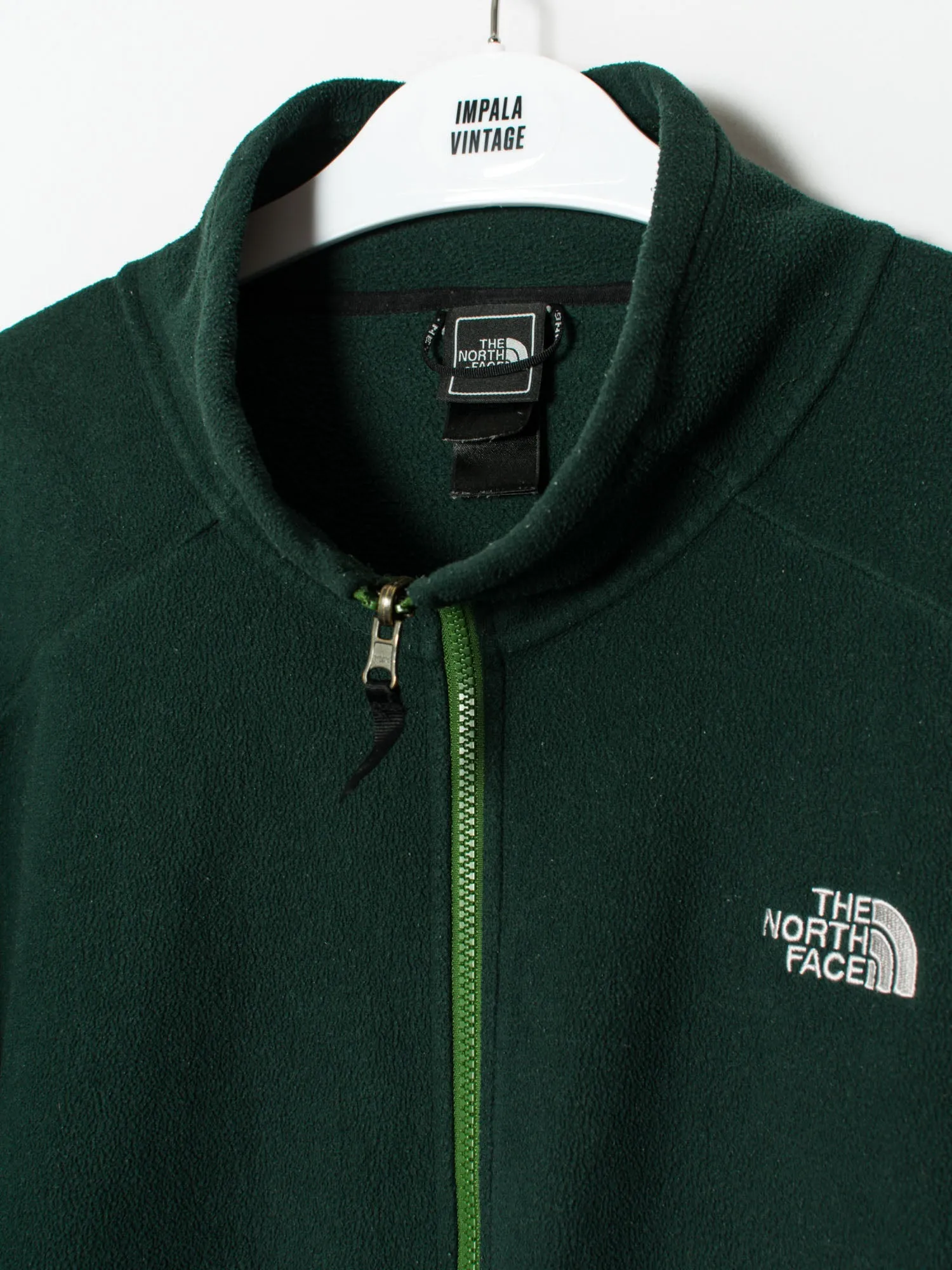 The North Face Green Zipper Fleece