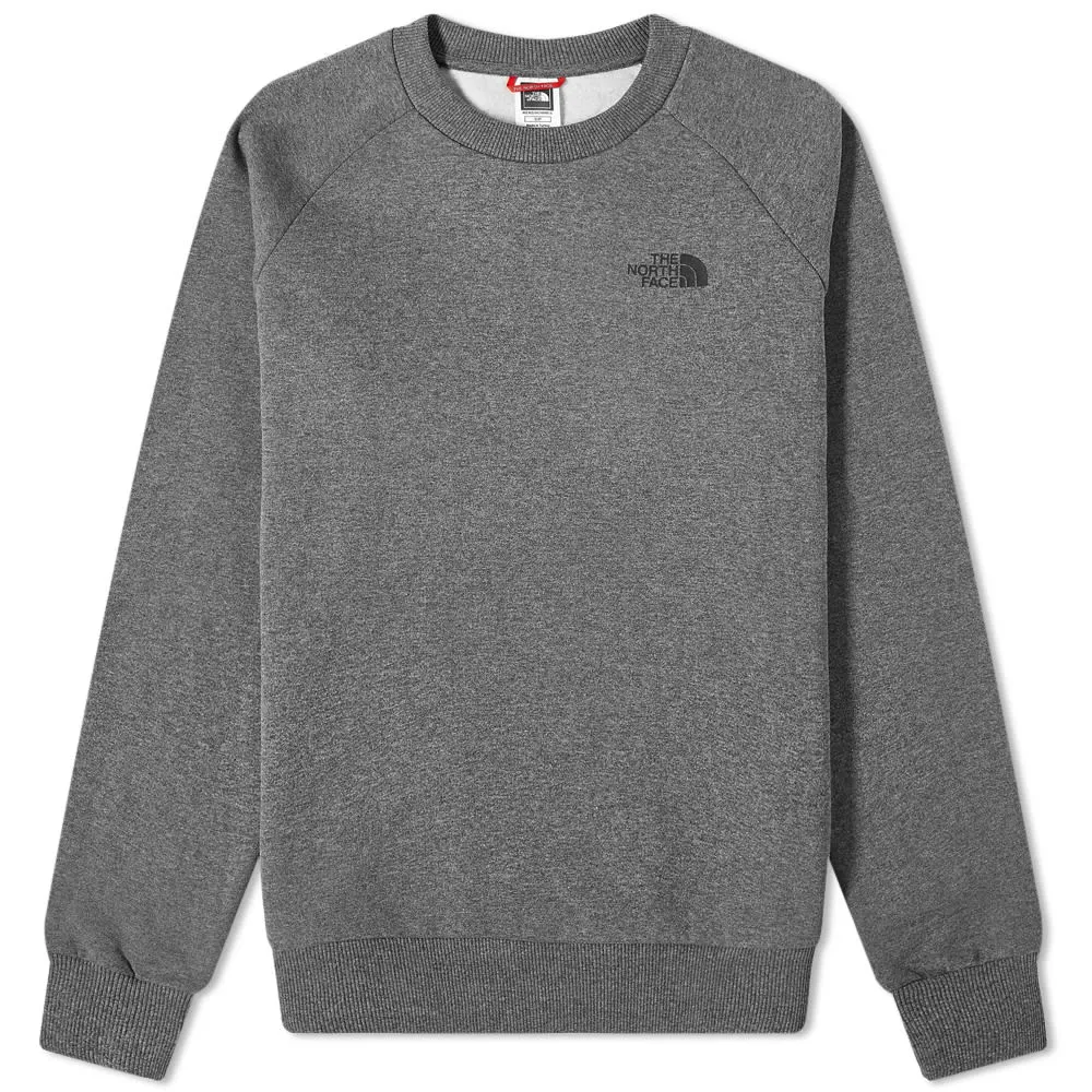 The North Face Raglan Redbox Crew SweatHeather Grey