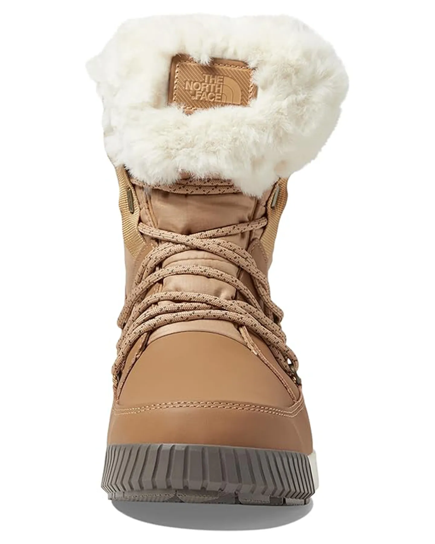 The North Face Women's Sierra Luxe Waterproof Apres Boots - Almond Butter / Falconbrown