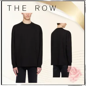 The Row  |Long Sleeves Plain Cotton Long Sleeve T-shirt