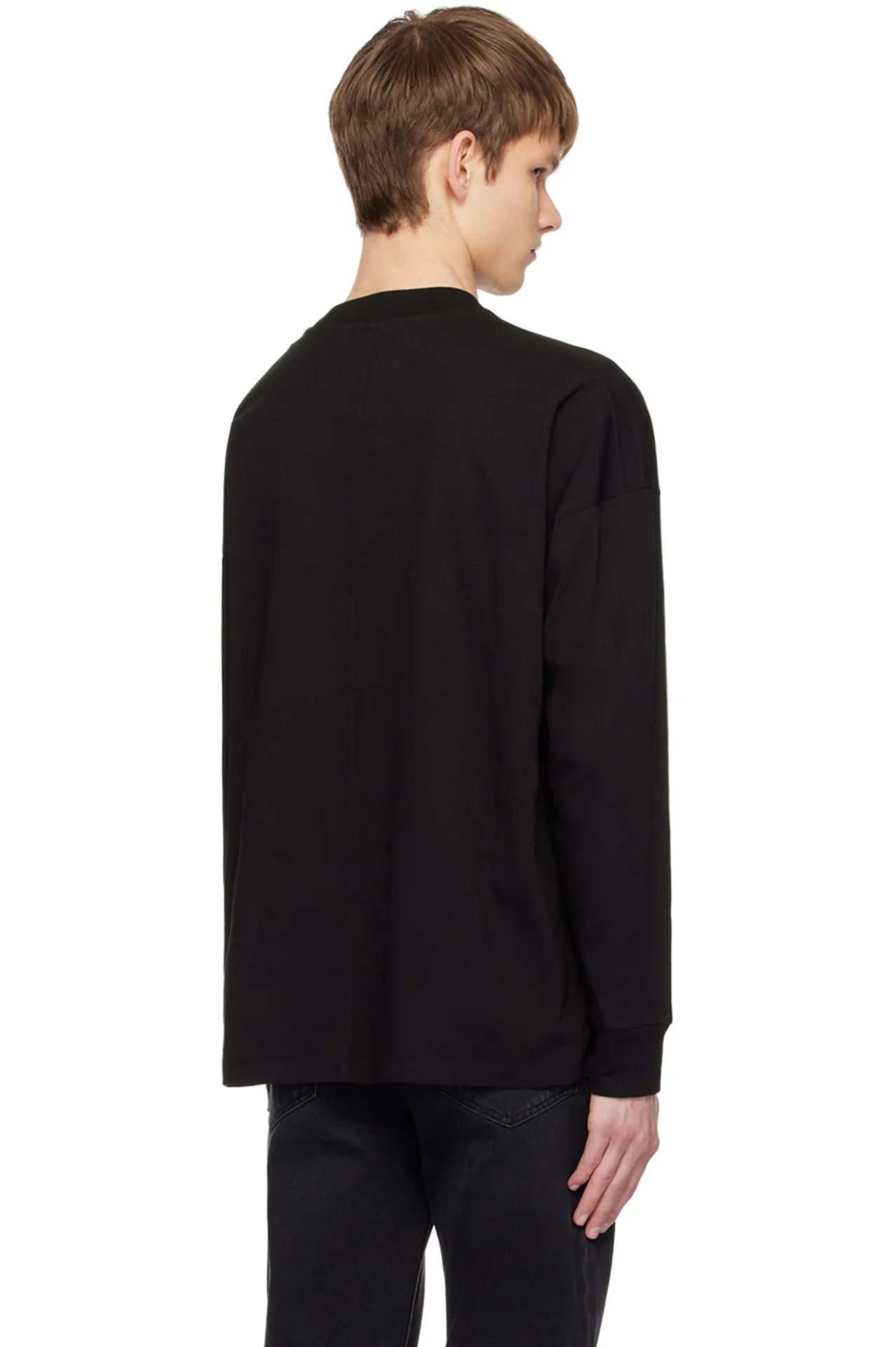 The Row  |Long Sleeves Plain Cotton Long Sleeve T-shirt