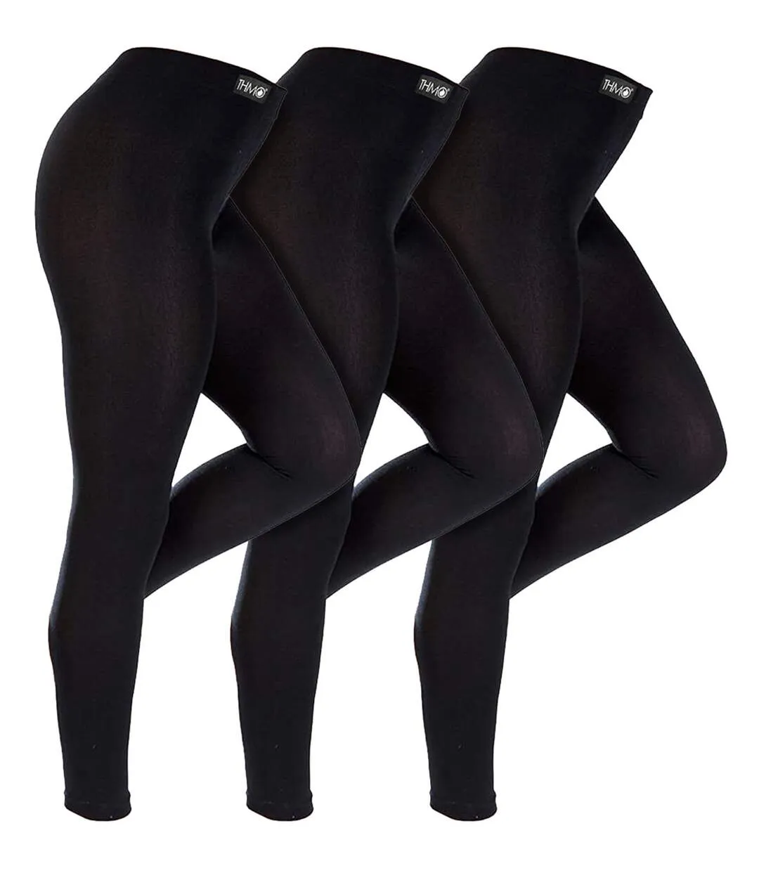 THMO - 3 Pair Womens Warm Thermal Leggings