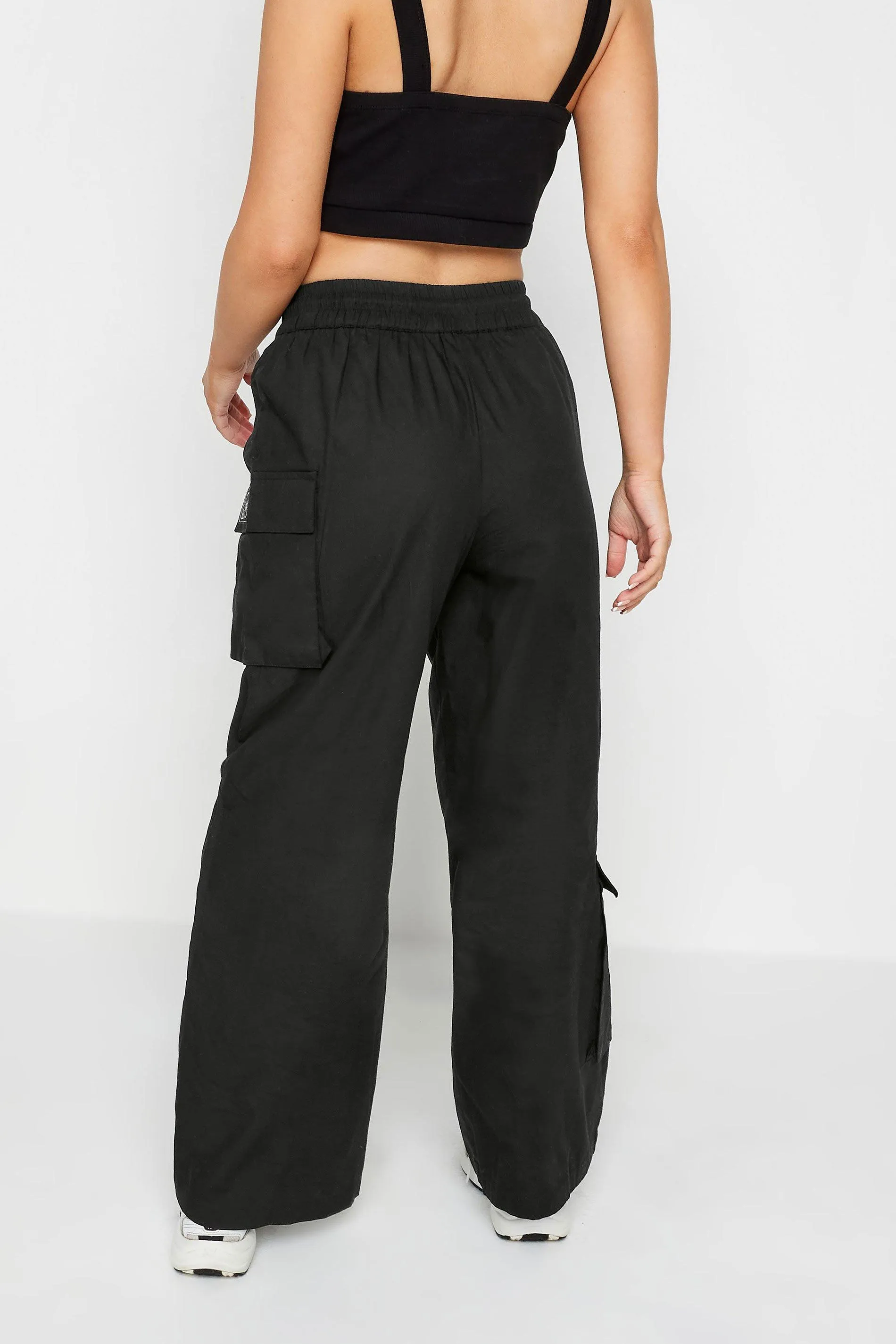 Trousers | Petite Pocket Detail Cargo Trousers | PixieGirl