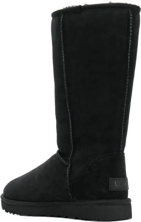 UGG fur-lined snow boots Black