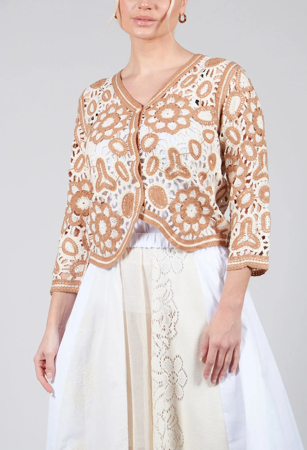 Ulrich Cardigan in Beige