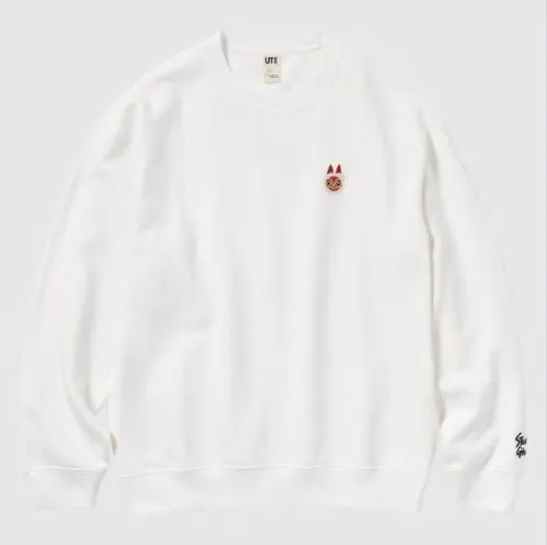 UNIQLO  |Crew Neck Unisex Street Style Collaboration Long Sleeves