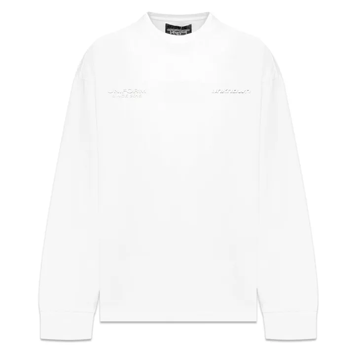 UNKNOWN  |Crew Neck Unisex Long Sleeves Cotton Long Sleeve T-shirt