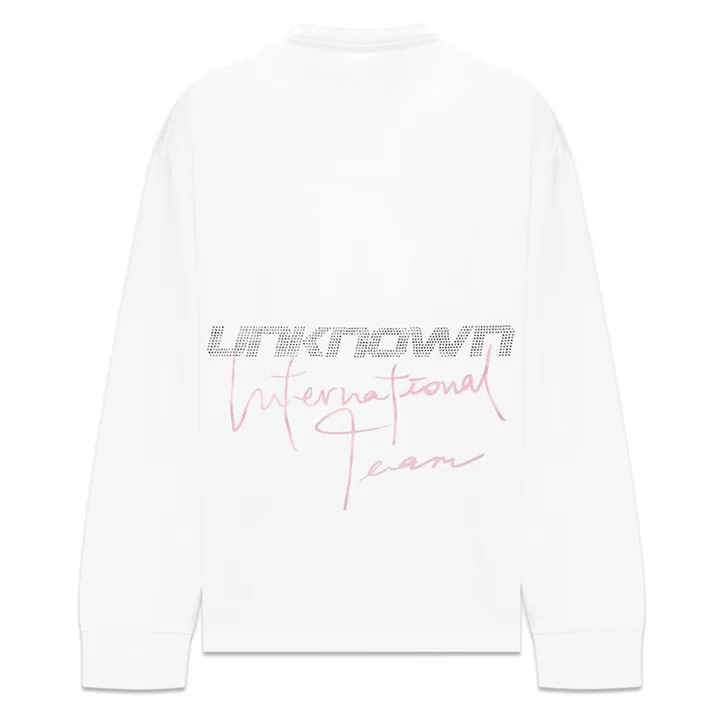 UNKNOWN  |Crew Neck Unisex Long Sleeves Cotton Long Sleeve T-shirt