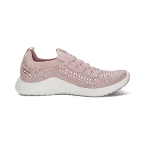 WOMEN'S AETREX CARLY SPARKLE SNEAKER |  PINK