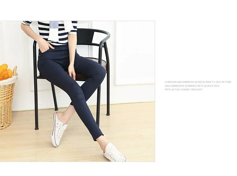 Women's Casual Solid Color Stretchy Slim Fit Ankle Skinny Leggings