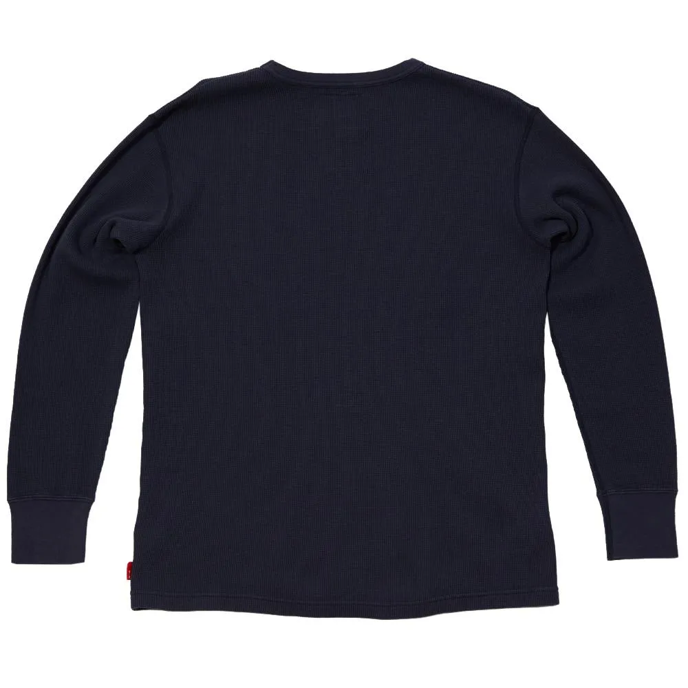 WTAPS Waffle Long Sleeve Thermal TeeNavy