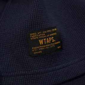 WTAPS Waffle Long Sleeve Thermal TeeNavy