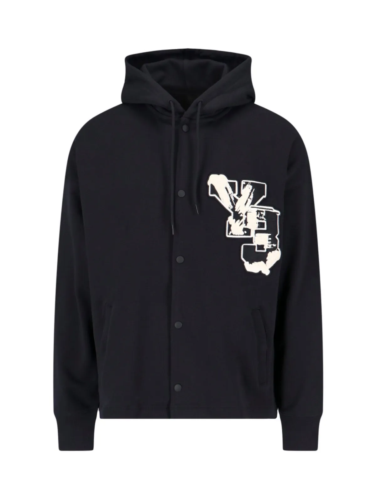 Y-3  |Pullovers Long Sleeves Plain Cotton Logo Designers Hoodies