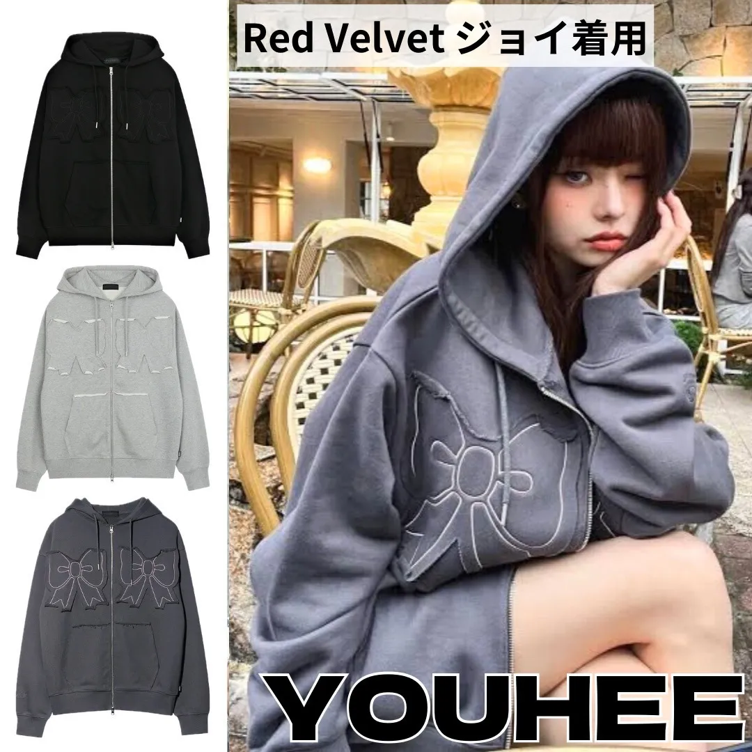 YOUHEE  |Unisex Street Style Long Sleeves Plain Cotton Oversized