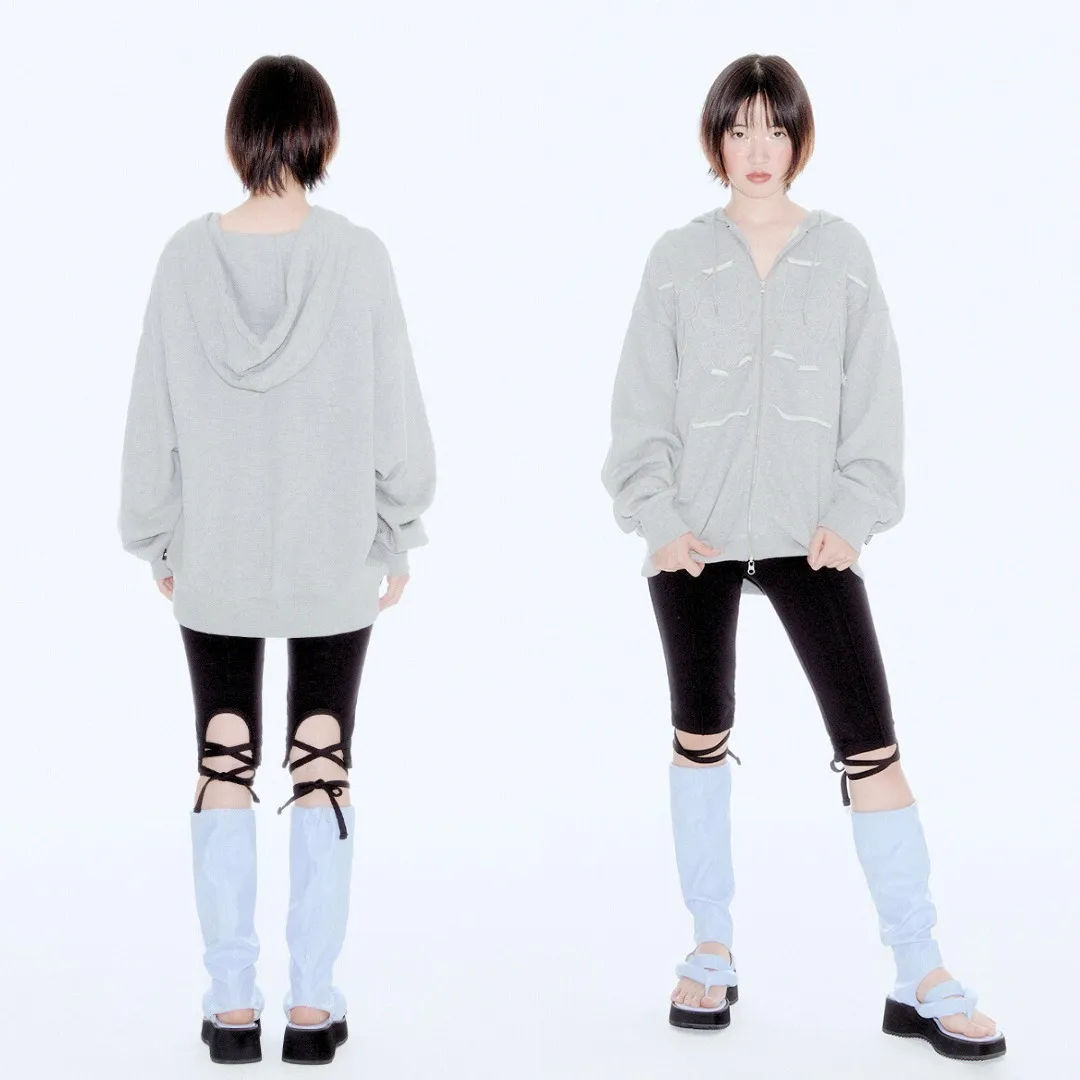 YOUHEE  |Unisex Street Style Long Sleeves Plain Cotton Oversized