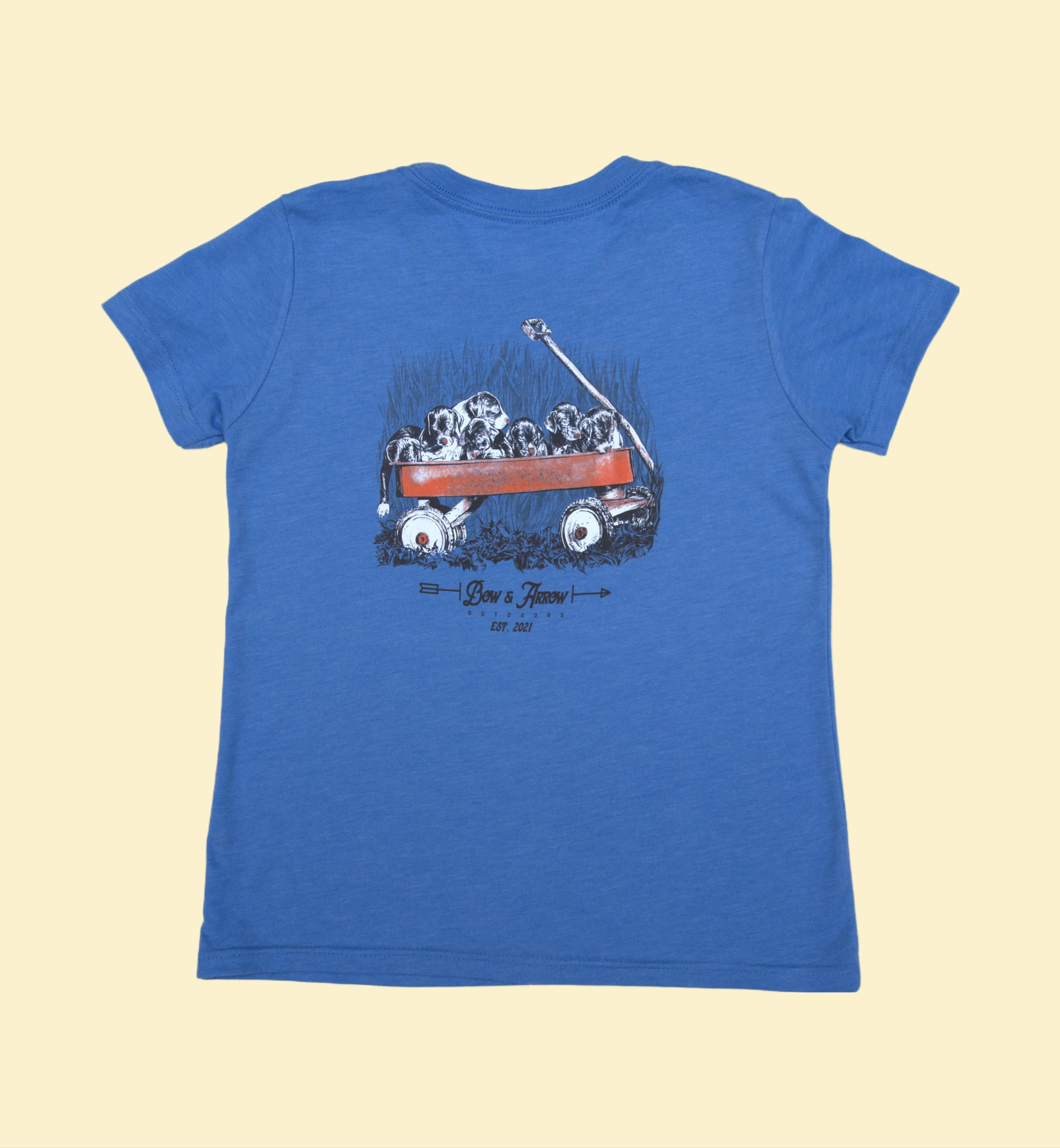 Youth Puppies in Tow T-Shirt by Bow and Arrow Outdoors