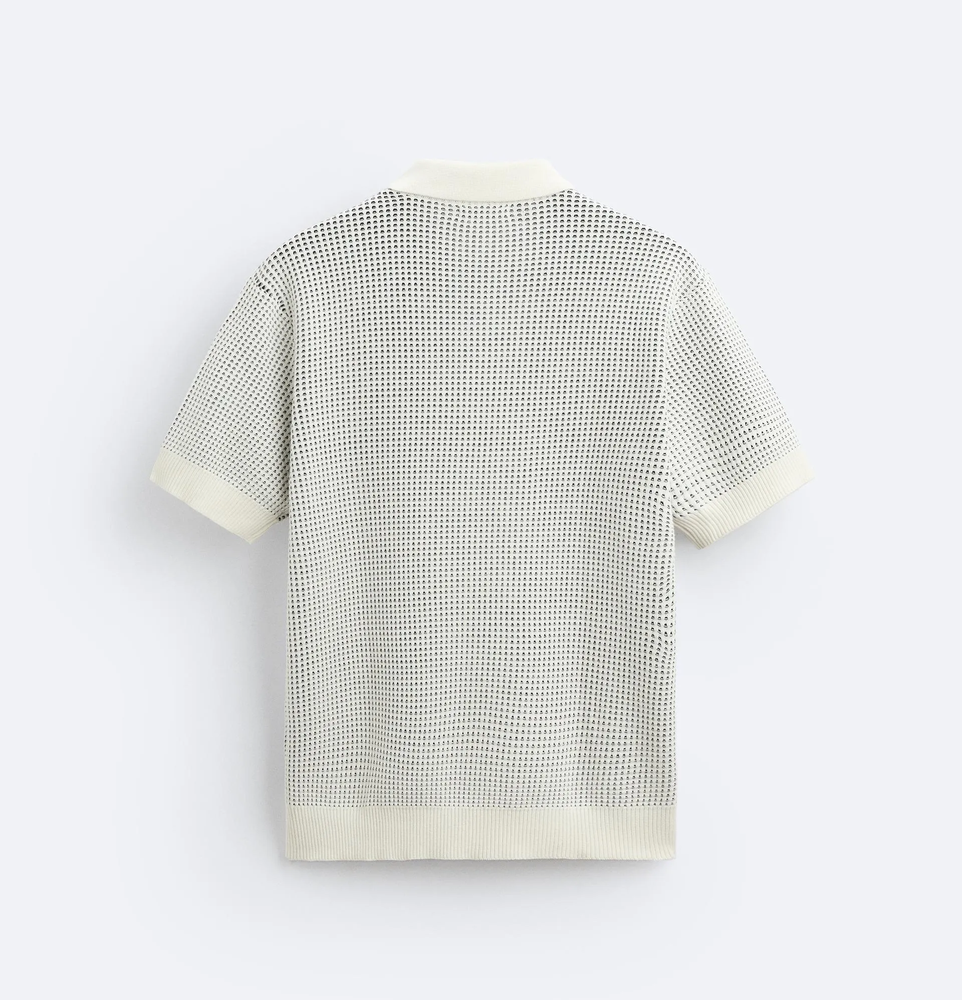 ZARA  |Pullovers Street Style Cotton Short Sleeves Polos