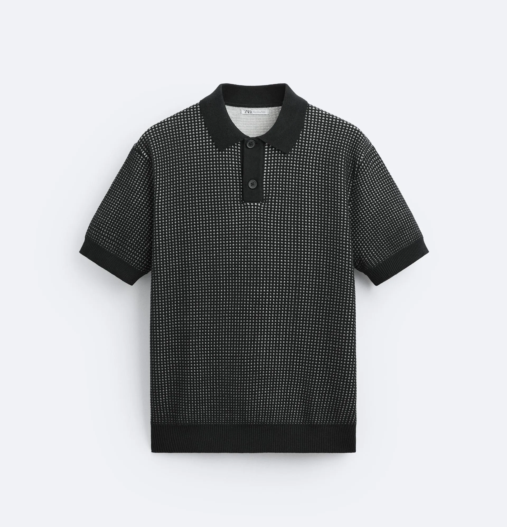 ZARA  |Pullovers Street Style Cotton Short Sleeves Polos