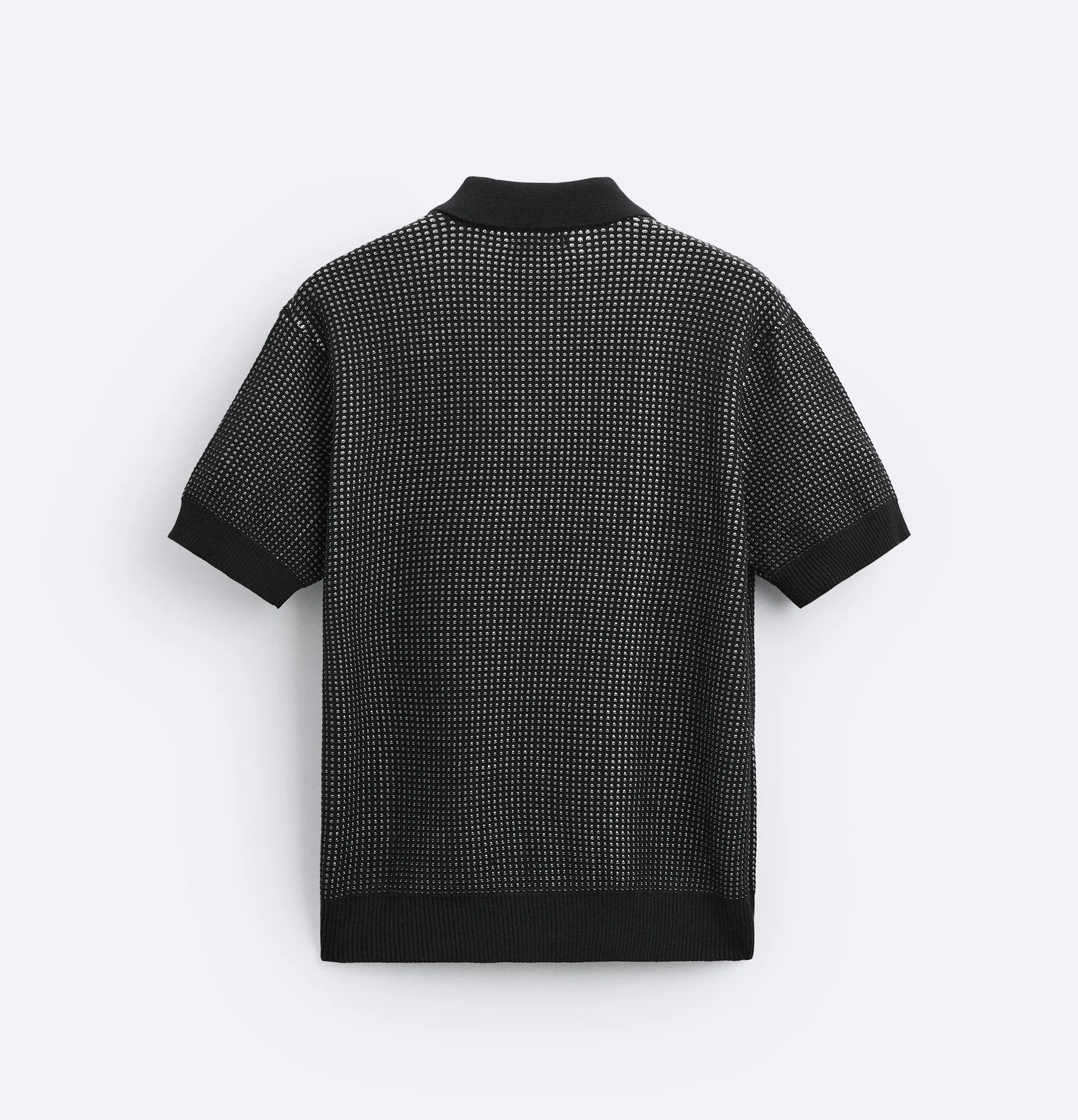 ZARA  |Pullovers Street Style Cotton Short Sleeves Polos