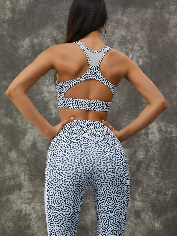 ZASUWA Female Dots Mesh Leggings